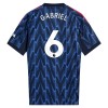Camisola Arsenal Gabriel 6 Homen Equipamento 2ª 2025-26